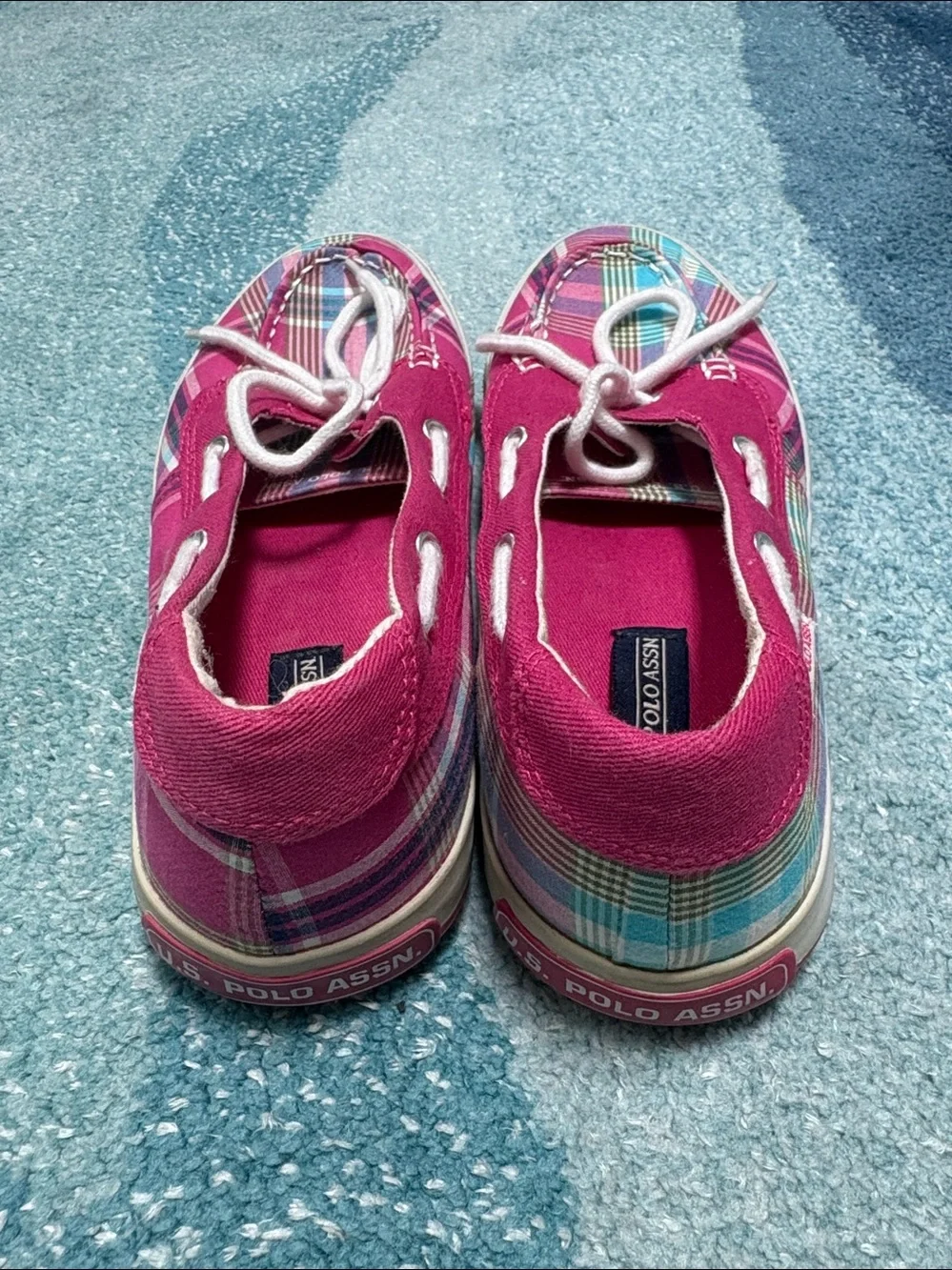 US Polo Assn Stacy Boat Shoes, Sz 8